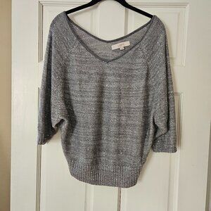 Loft Silver Sparkle Sweater (M)
